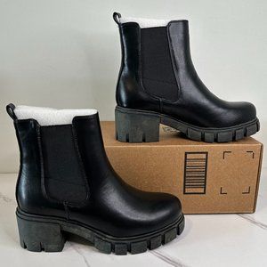 Madden Girl Women's Tessa Chelsea Boot - Black Paris - 7.5